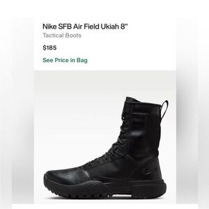 Nike Tactical Boots - Black